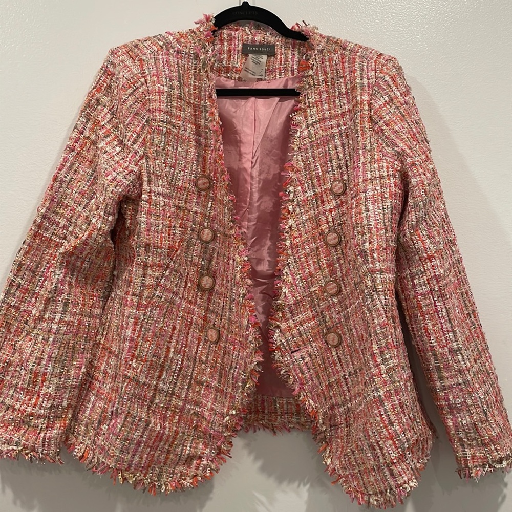 Pink Tweed Jacket